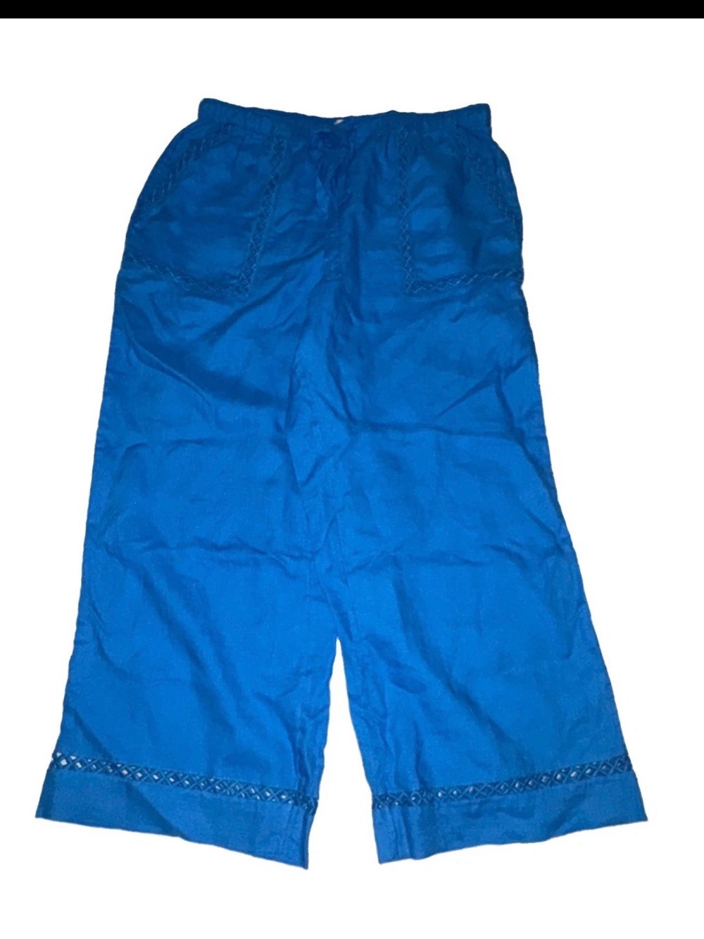 Joie Blue Linen Pants Large L